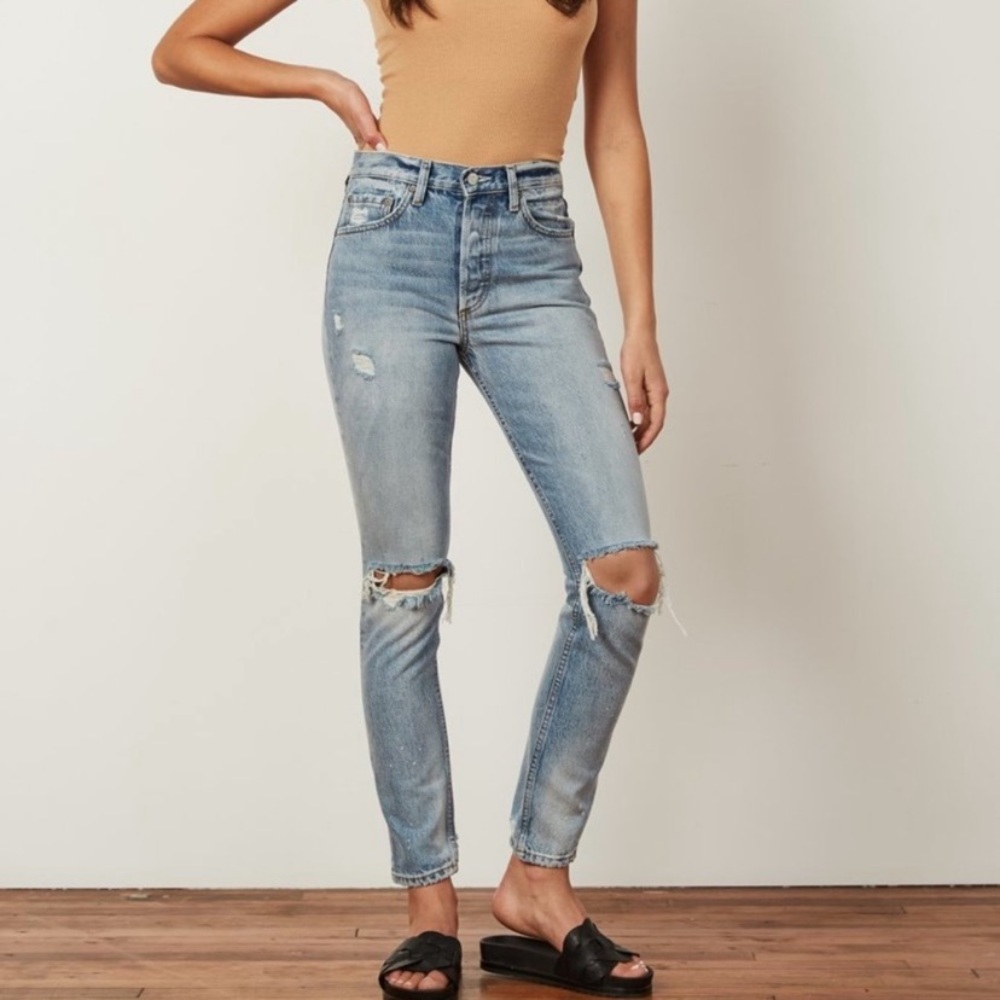 Boyish High Rise Skinny Jeans